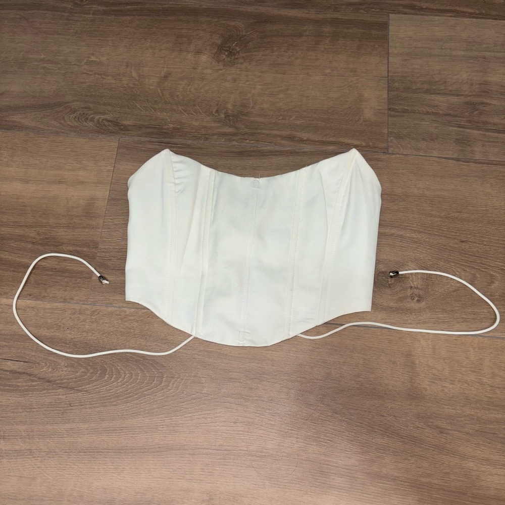Princess Polly Ivory Lace-Up Corset